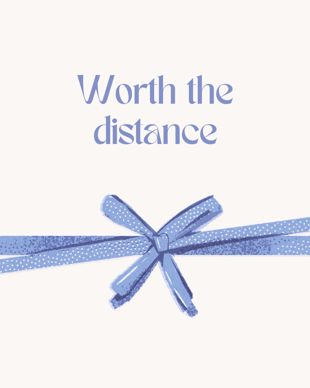 Worth the distance - gifts for boyfriend